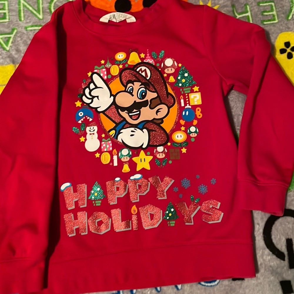 (Jr’s clothes) H&M Christmas sweater wore once $5